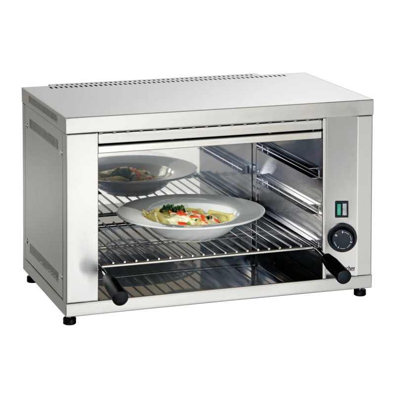 Salamander 400-1Z – Adjustable Grid & Infrared Heat | bartscher