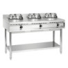 Wok Cooker 3 Burners – Gas Powered, Adjustable Feet | bartscher