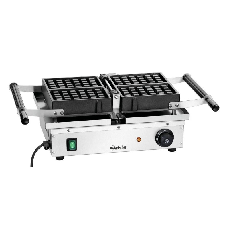 Waffeleisen Deluxe II – 1500 W, Edelstahl | bartscher