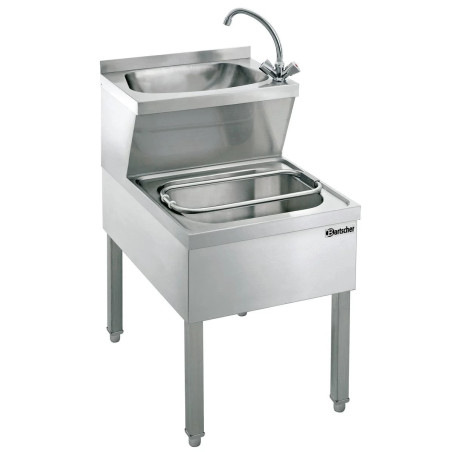 Hand Wash Basin – Stainless Steel Hygiene | bartschser 401618