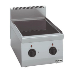 Cerane stove 600 with 2 glass ceramic plates | bartscher