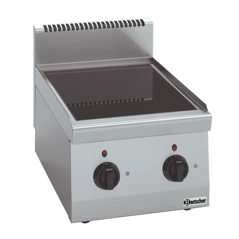 Cerane stove 600 with 2 glass ceramic plates | bartscher