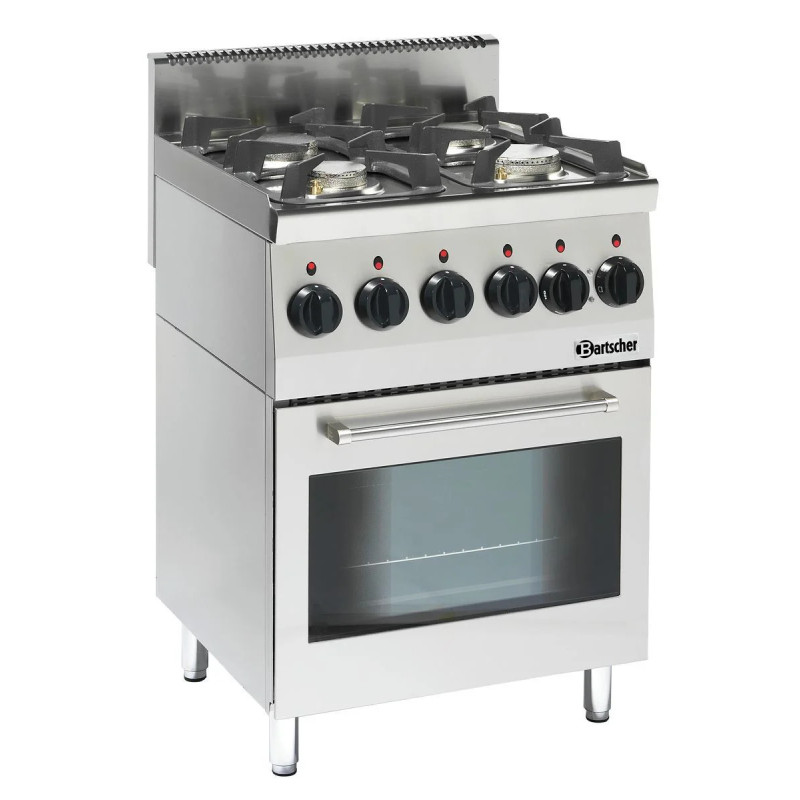 Gas Stove 600 with 4 Burners – High Power | bartscher