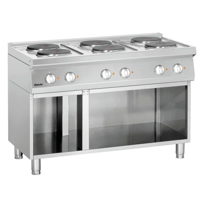 Electric Stove 700, 6 Hobs, 1200mm Wide | bartscher