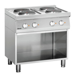 Cuisinière électrique 4 plaques 800x700 mm | bartschER