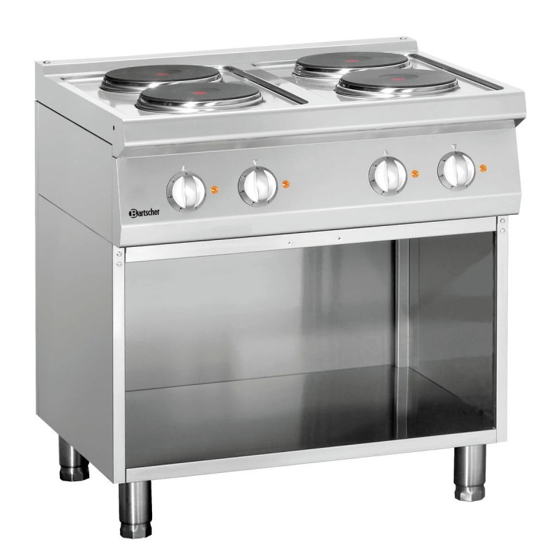 Elektroherd 700 B800 mit 4 Kochplatten – bartscher