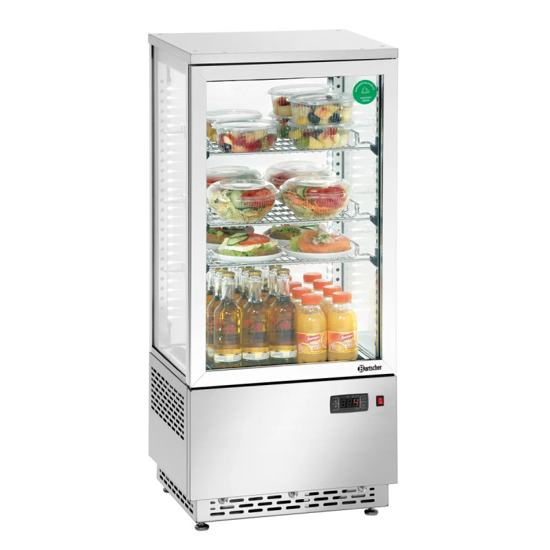 Mini réfrigérateur 78L inox – froid performant | bartscher
