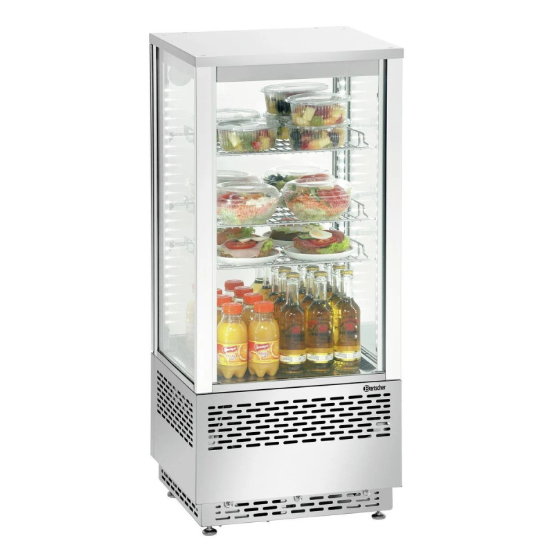 Mini réfrigérateur 78L inox – froid performant | bartscher