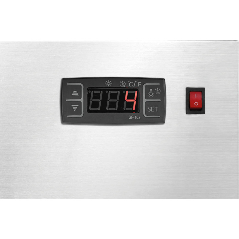 Mini réfrigérateur 78L inox – froid performant | bartscher