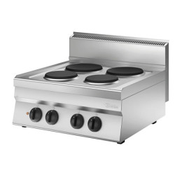 Cuisinière électrique 4 foyers 700x650 mm | bartschser