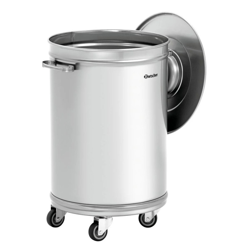 Poubelle 56L avec couvercle amovible – Bartscher