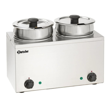 Bain Marie Hotpot 2x3,5L – Präzise Temperatur | bartscher