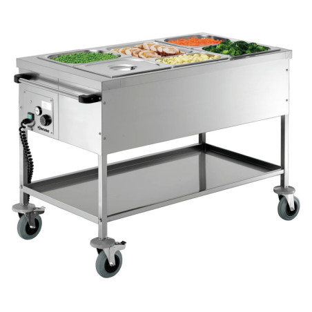 Speisenausgabewagen 3 x 1/1 GN – mobil & elektrisch | bartscher