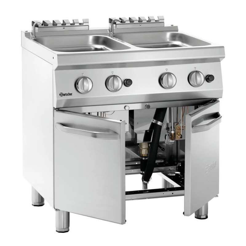Cuiseur à pâtes gaz 2x24L 17,4 kW – Bartscher