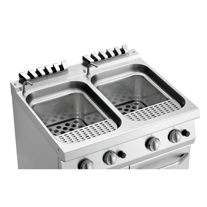 Cuiseur à pâtes gaz 2x24L 17,4 kW – Bartscher
