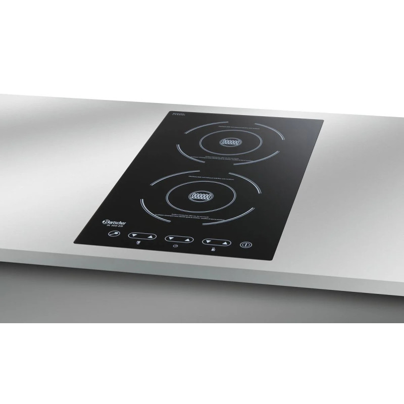 Built-in Induction Cooker IK 30S-EB – Dual Hob 3000W | bartscher