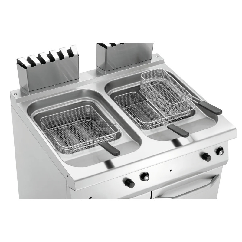 Friteuse gaz 2x15L 700 W800 – haute performance | bartsch er