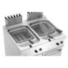 Fritteuse Gas 2x15L mit Flügeltür – bartscher 700 Serie
