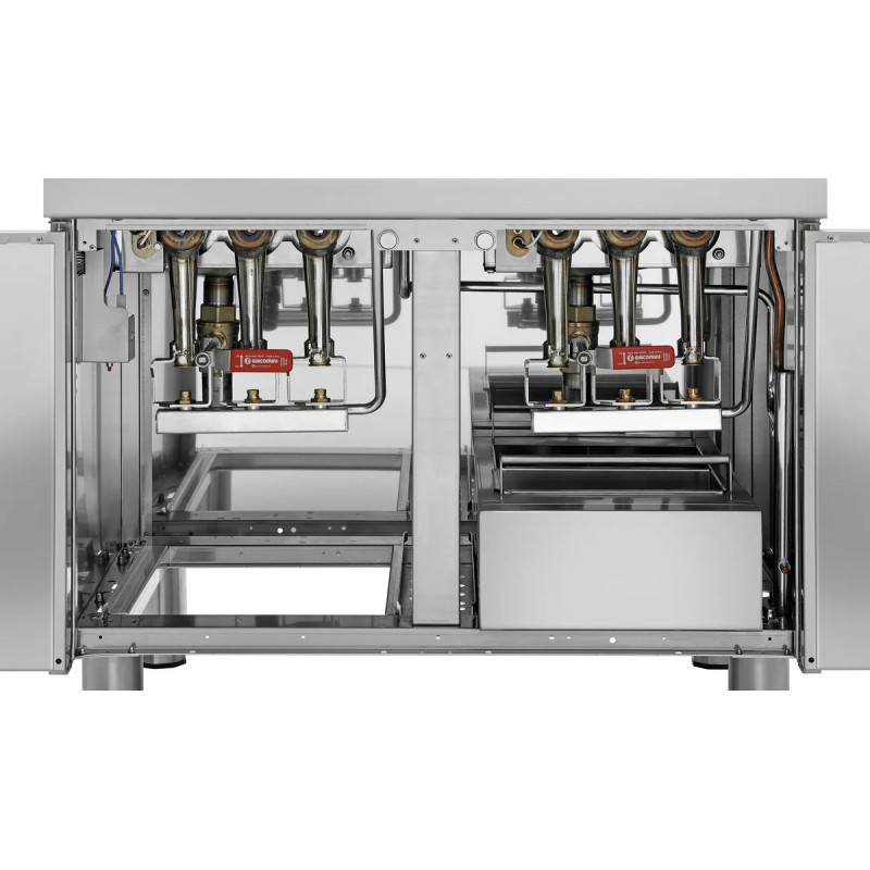 Deep Fat Fryer Gas 2x15L – Adjustable Feet | bartschier