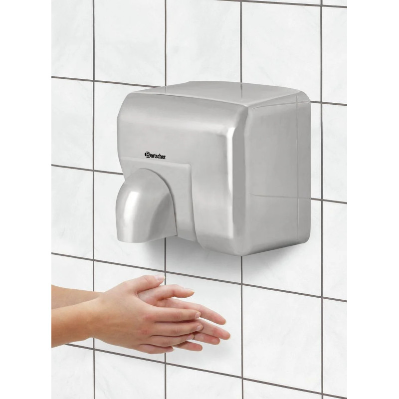 Sèche-mains inox 2,3 kW – Puissant et hygiénique | bartscher