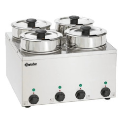 Bain Marie Hotpot 4x 3,5L – präzise Temperatur | bartscher