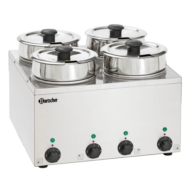 Bain-marie Hotpot 4x3,5L – Chauffe douce | bartsch er