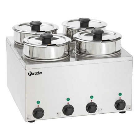 Bain Marie Hotpot 4x 3,5L – präzise Temperatur | bartscher