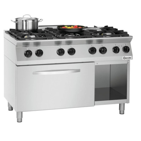 Cuisinière à gaz 6 foyers 28,5 kW – bartschER