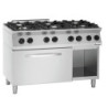 Gas Stove MFG 7360 – 6-Burner Gas Range | bartscher
