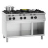 Cuisinière à gaz MFGO 7060 6 brûleurs 28,5 kW | bartscher