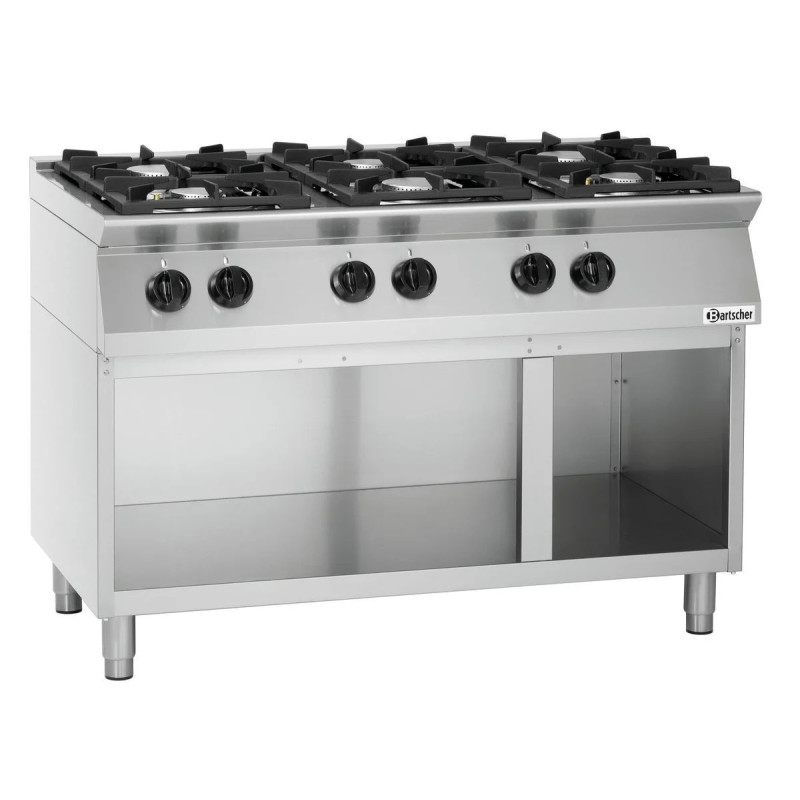 Gasherd MFGO 7060 – 6-flammig, 28,5 kW Leistung | bartscher