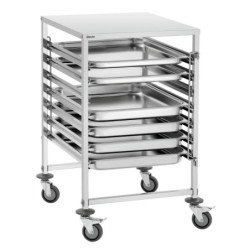Chariot Gastronorm AGN700-2/1 robuste et mobile | bart­scher