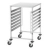 Gastronorm Trolley AGN700-2/1 – Stainless Steel Frame | bartschER