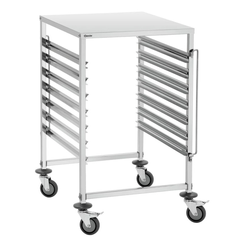 Gastronorm Trolley AGN700-2/1 – Stainless Steel Frame | bartschER
