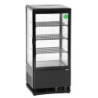 Mini refroidisseur 78L noir – vitrine LED | bartscher