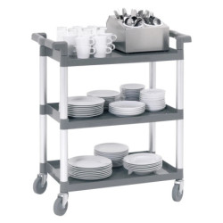 Chariot de service 120 kg aluminium – Bartscher