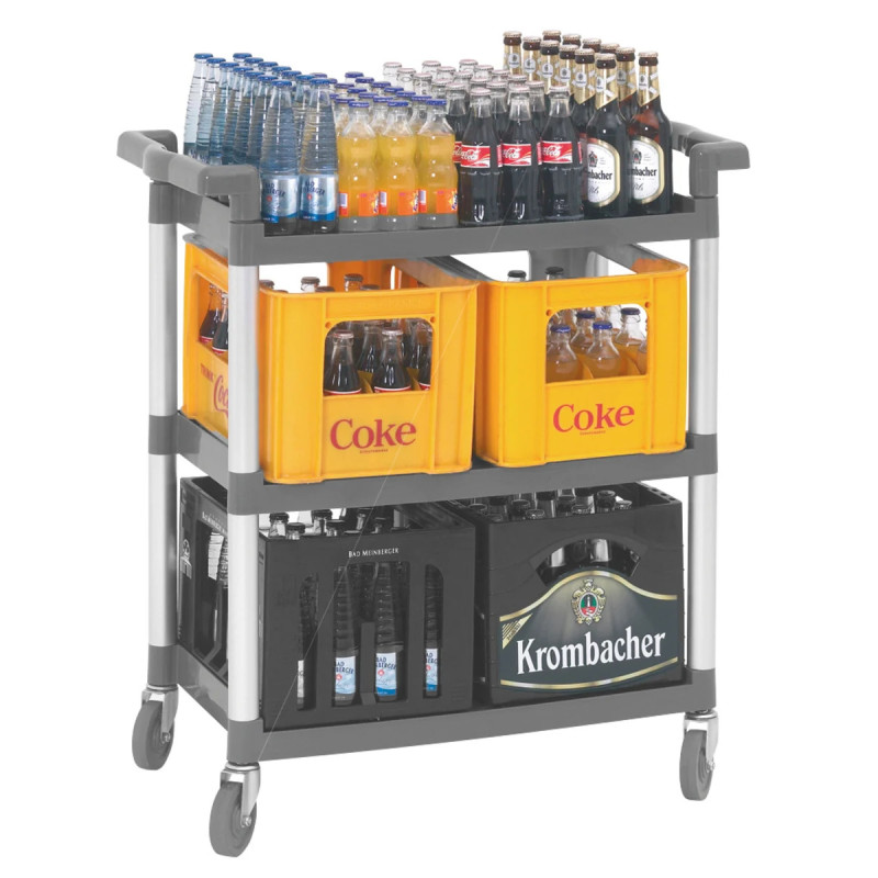 Chariot de service 120 kg aluminium – Bartscher