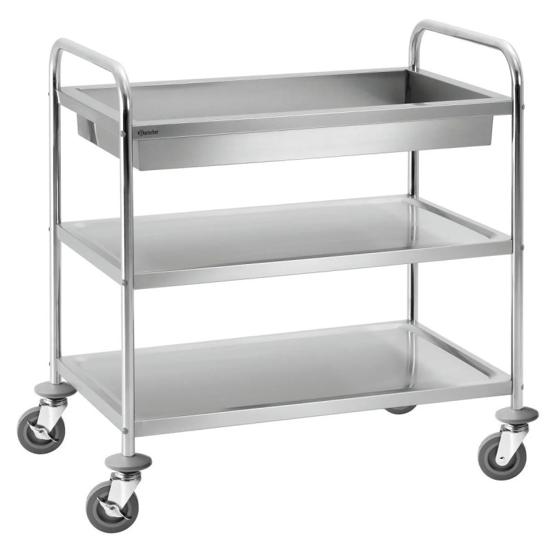 Servierwagen TS200-M1 – 100 kg Tragkraft | bartscher