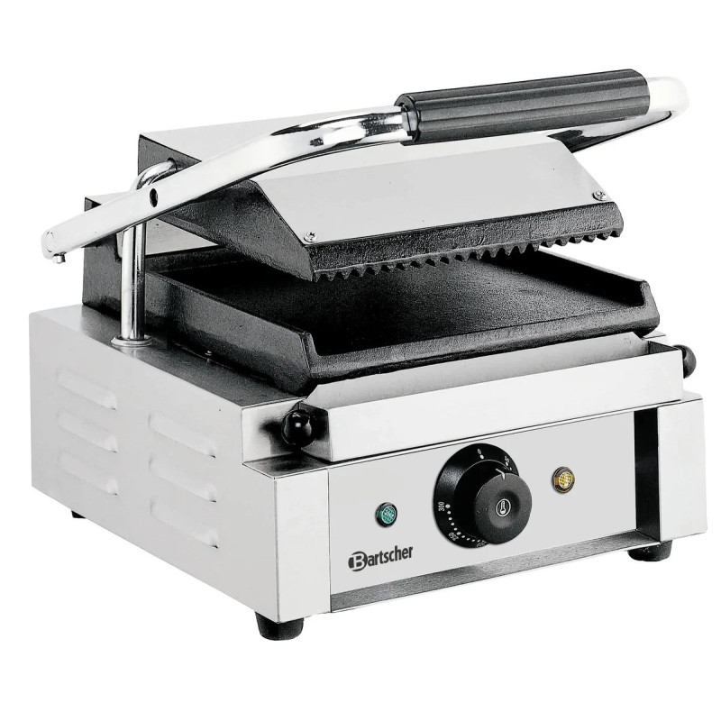 Grill contact 1800 W – plaques fonte émaillée | bartscher