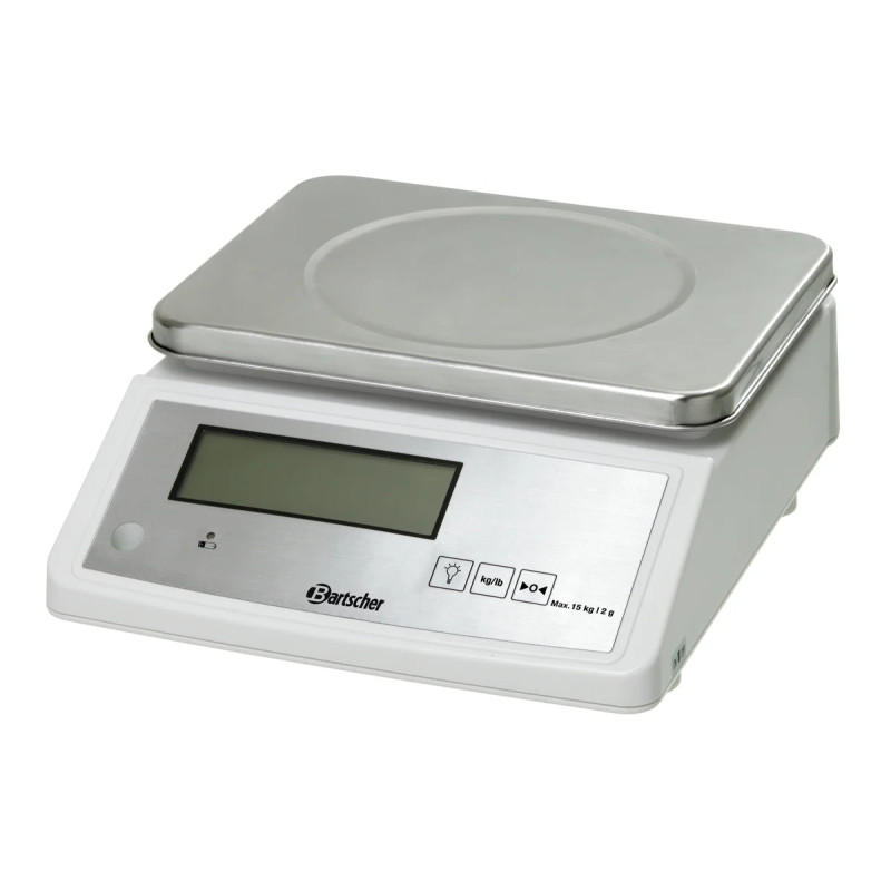 Küchenwaage 15kg mit Digitalanzeige – bartscher