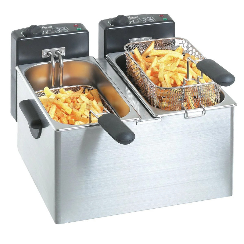 Deep Fat Fryer MINI III – Dual Tank 4L Capacity | bartscher