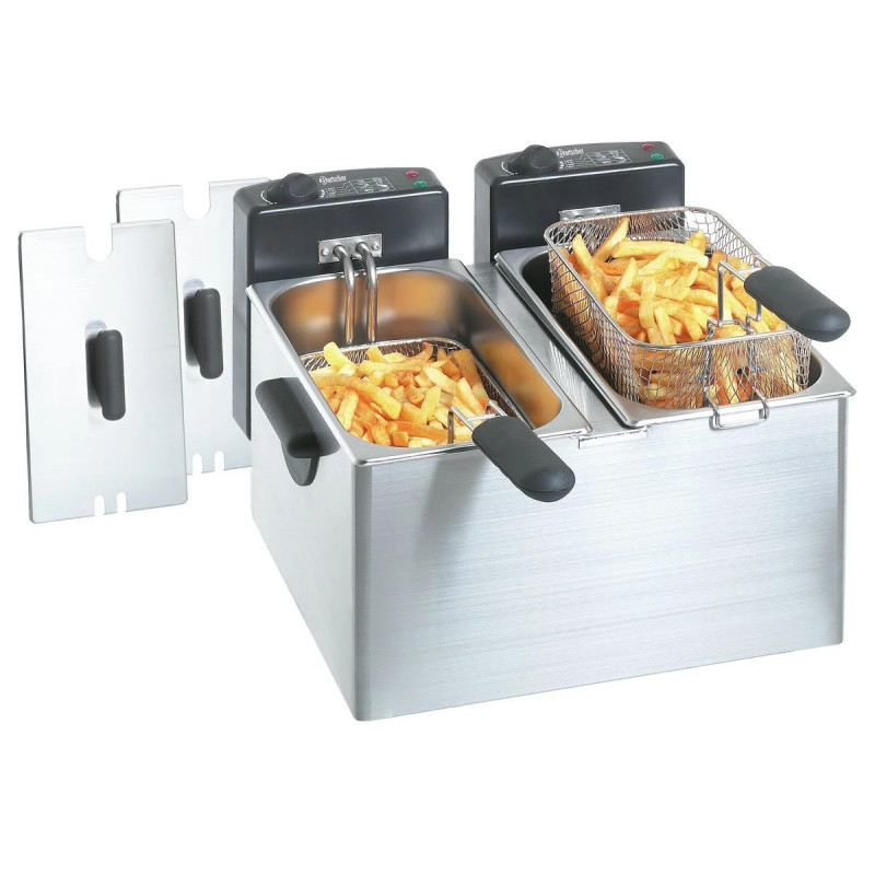 Deep Fat Fryer MINI III – Dual Tank 4L Capacity | bartscher