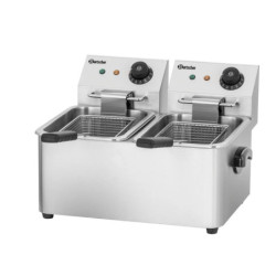 Deep Fat Fryer SNACK II – Double Basin 4L | bartscher