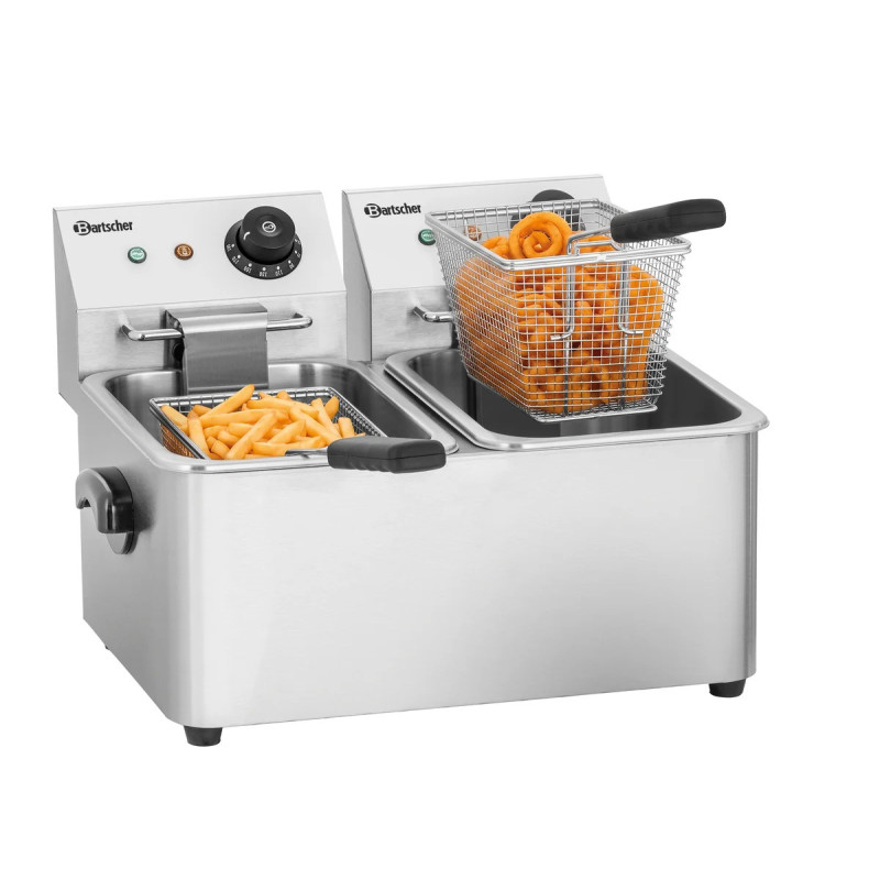 Fritteuse SNACK II – 4L Doppelbecken | bartscher