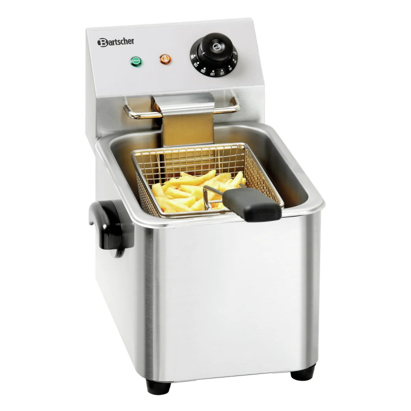 Fritteuse SNACK I – 4 L Edelstahl Tischgerät | bartscher