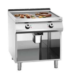 Electric Griddle Plate 1/2+1/2 with Dual Zones | bartscher