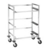Crate trolley AK300 – 40kg capacity, swivel wheels | bartscher