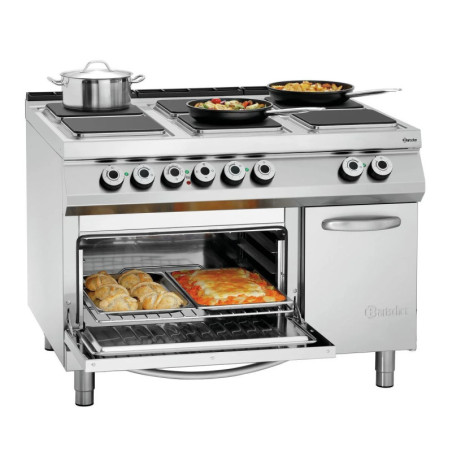 Cuisinière électrique 6 plaques GN 2/1 – Puissante | bartscher