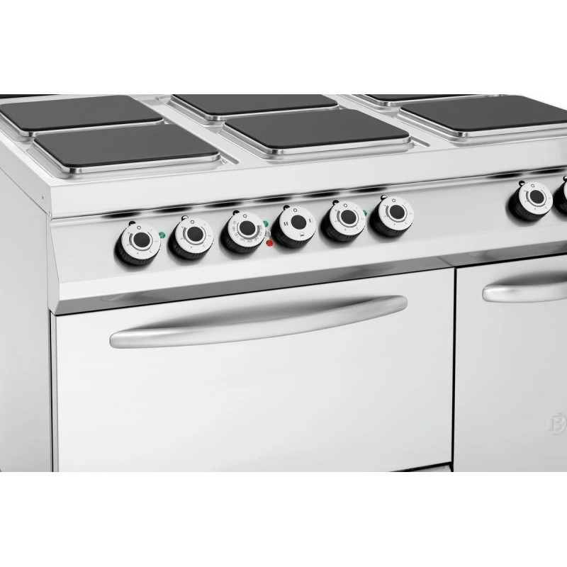 Cuisinière électrique 6 plaques GN 2/1 – Puissante | bartscher