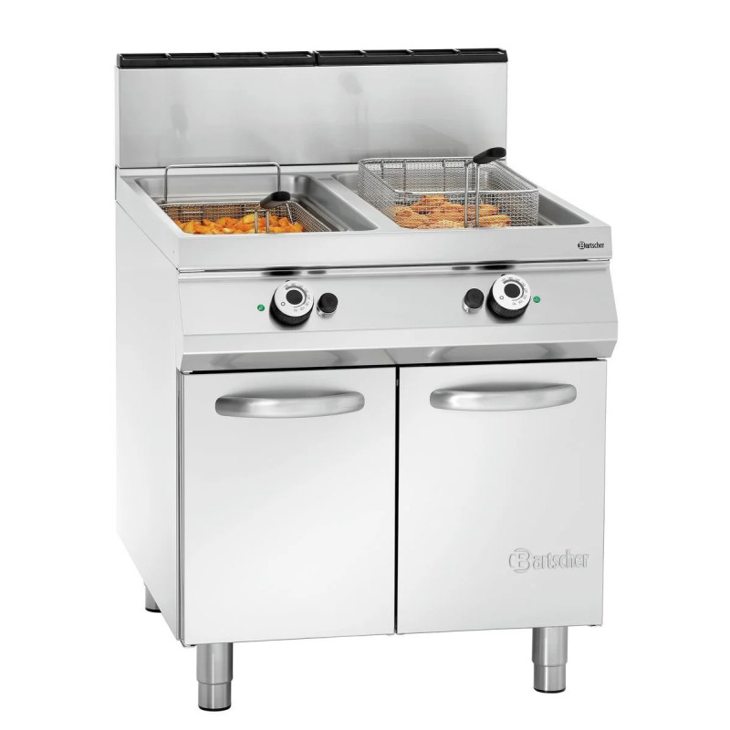 Gas-Standfritteuse 2 Becken – flexible Gasnutzung | bartscher